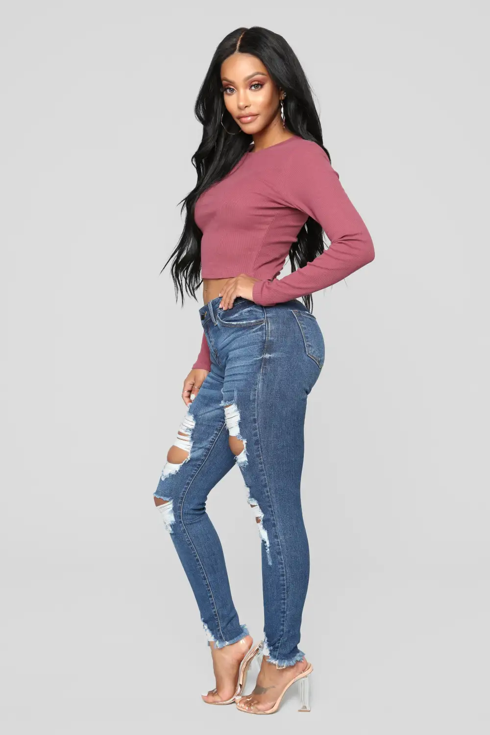 Waiting For You Tee - Mauve