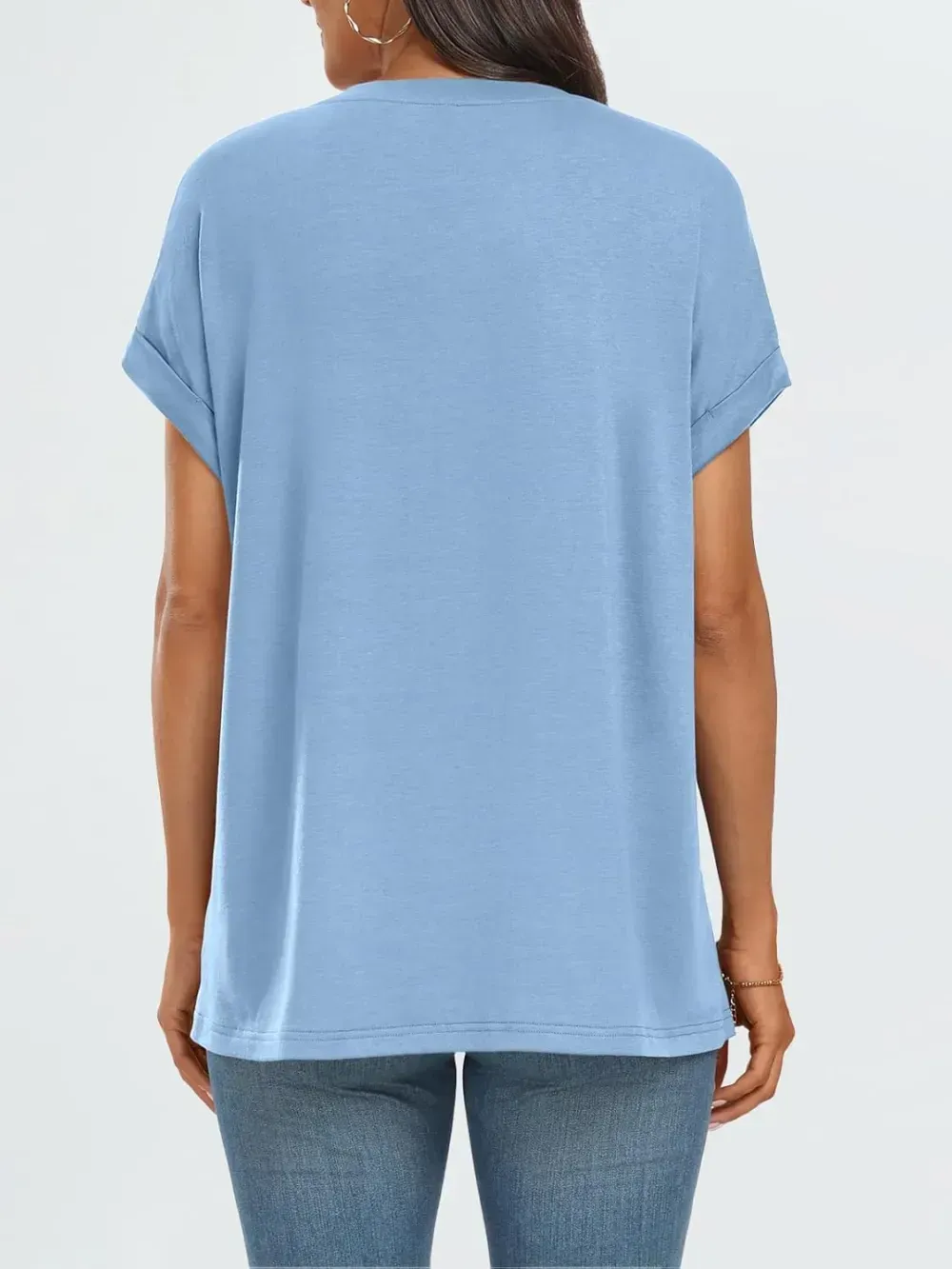 AUTOMET Women Tops Casual Basic T Shirts Loose Fit Crewneck Short Sleeve Summer Outfits