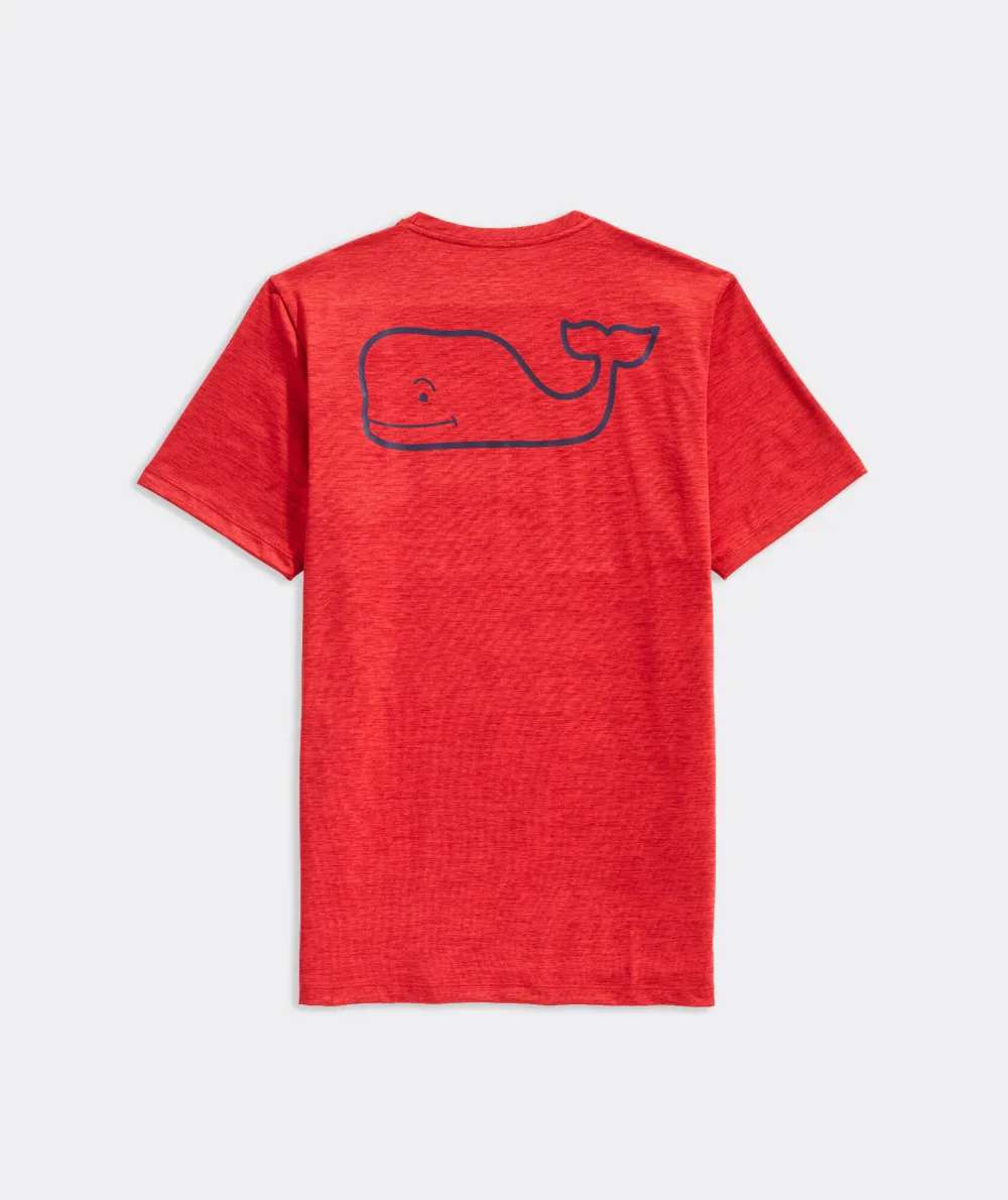 Whale Logo Short-Sleeve Harbor Performance Tee