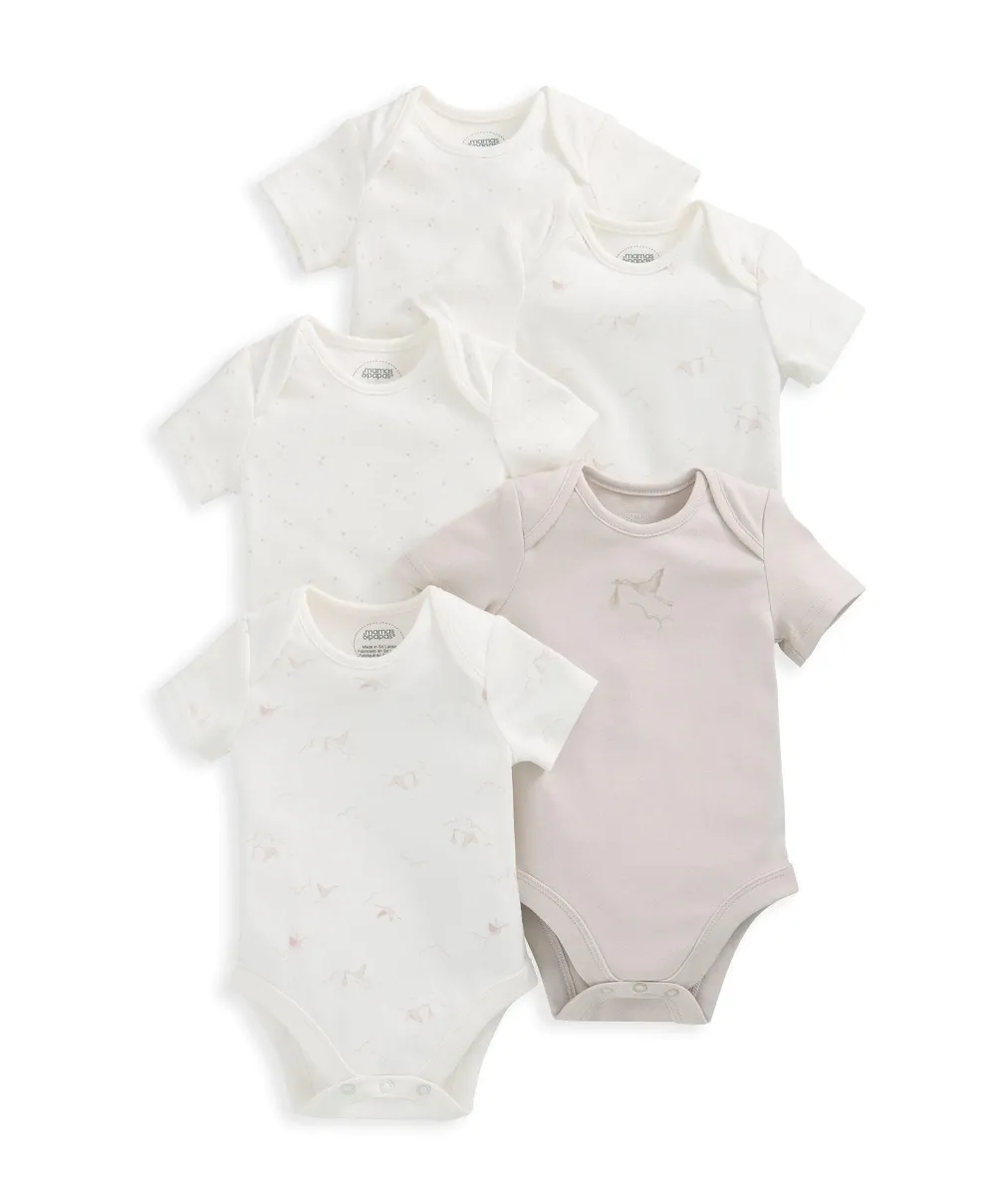 Stork Bodysuits (Set of 5)