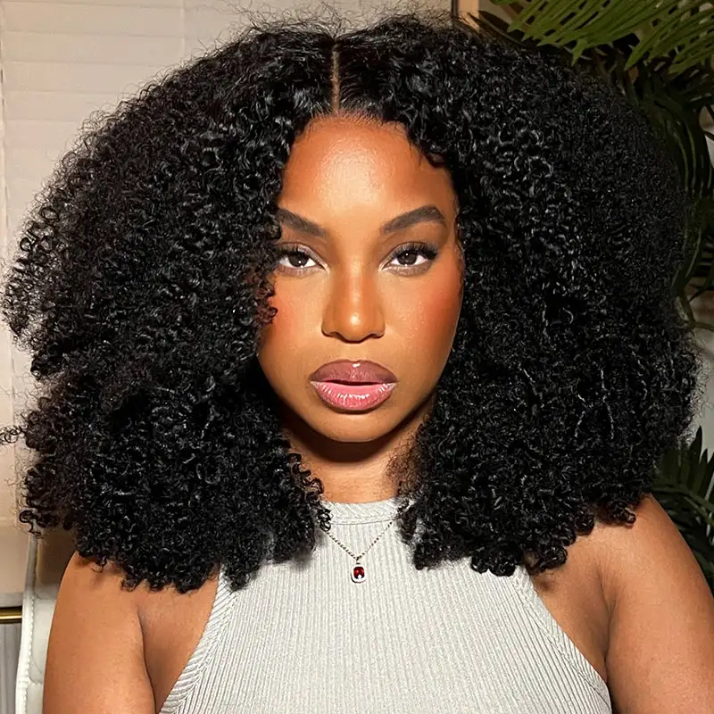 Sterly HD Lace Kinky Curly Human Hair Wigs For Women