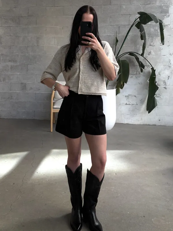 Tailored Trouser Pull-On Shorts