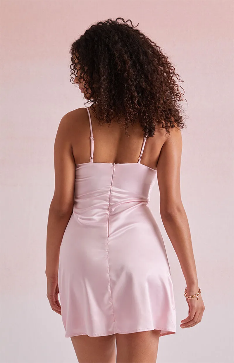 Beverly and Beck Valentina Bow Front Mini Dress