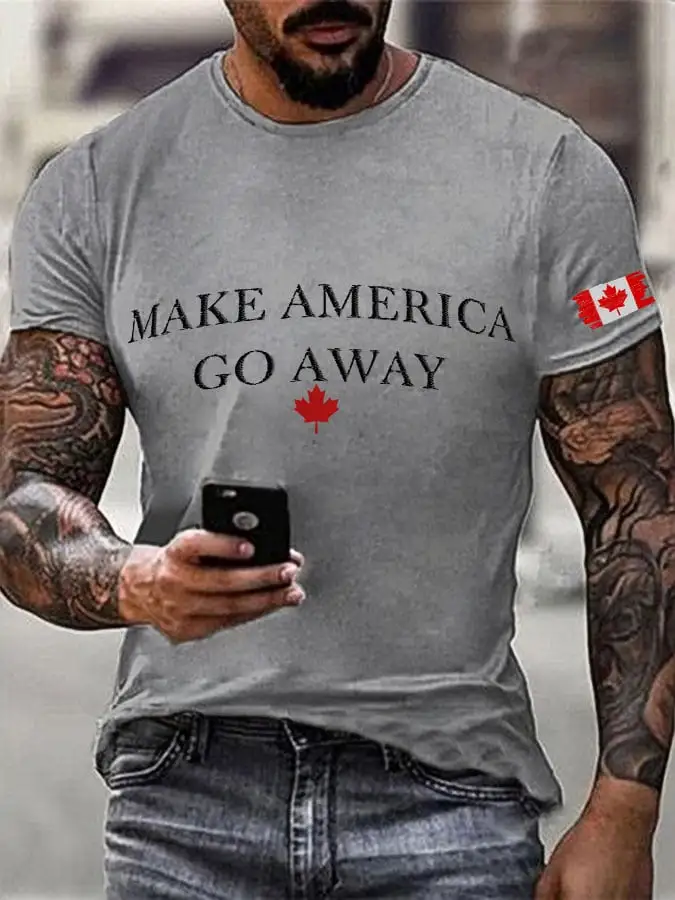 Men's Make America Go Away Printed T-Shirt
