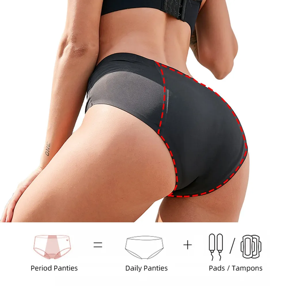 Plus Size Leak proof Cotton Panties-FREE SHIPPING