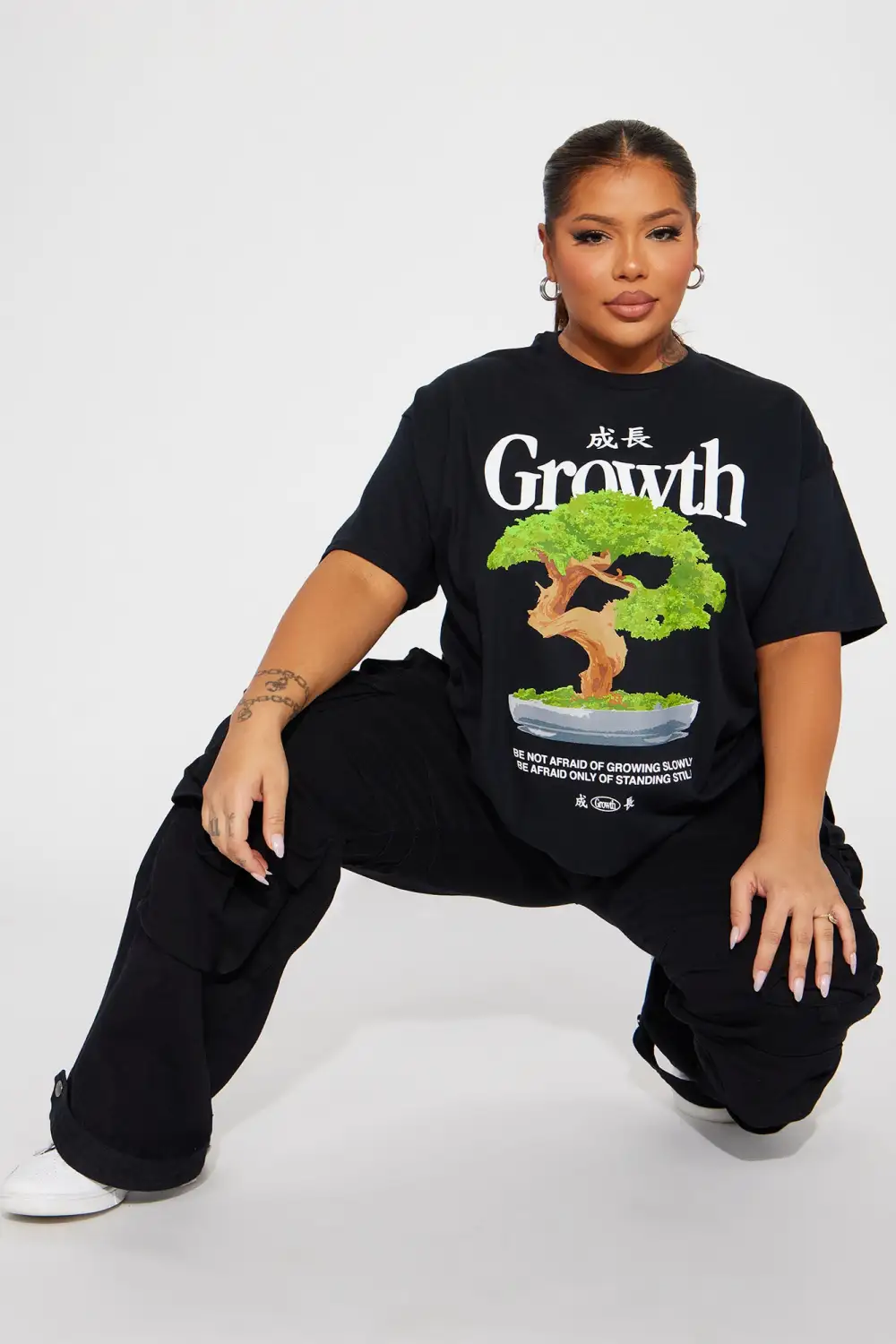 Self Growth Graphic Tee - Black