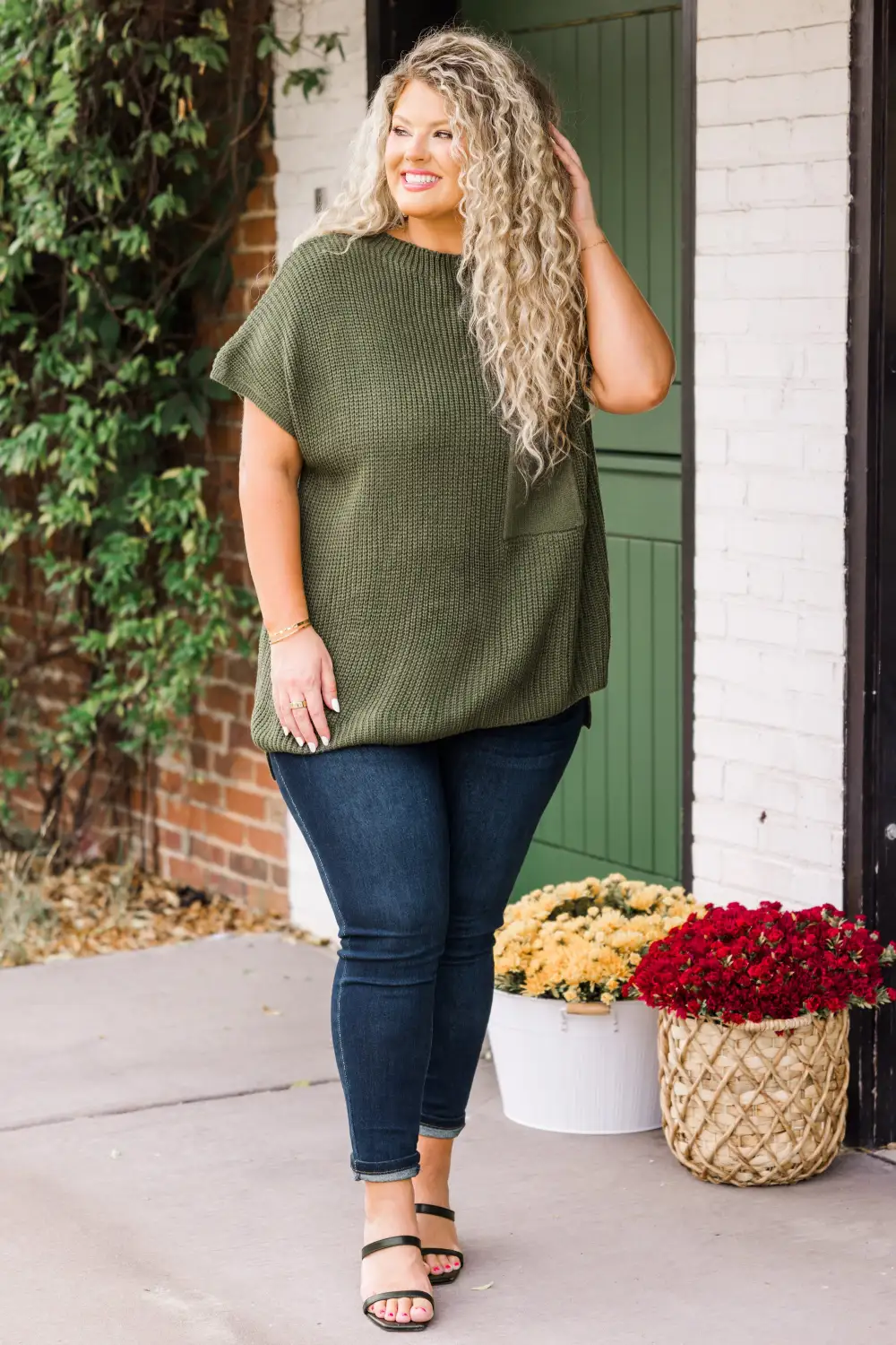 Imagine My World Sweater, Olive