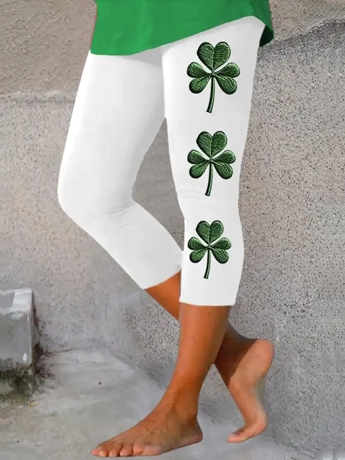 Women's St. Patrick's Day Printed Leggings