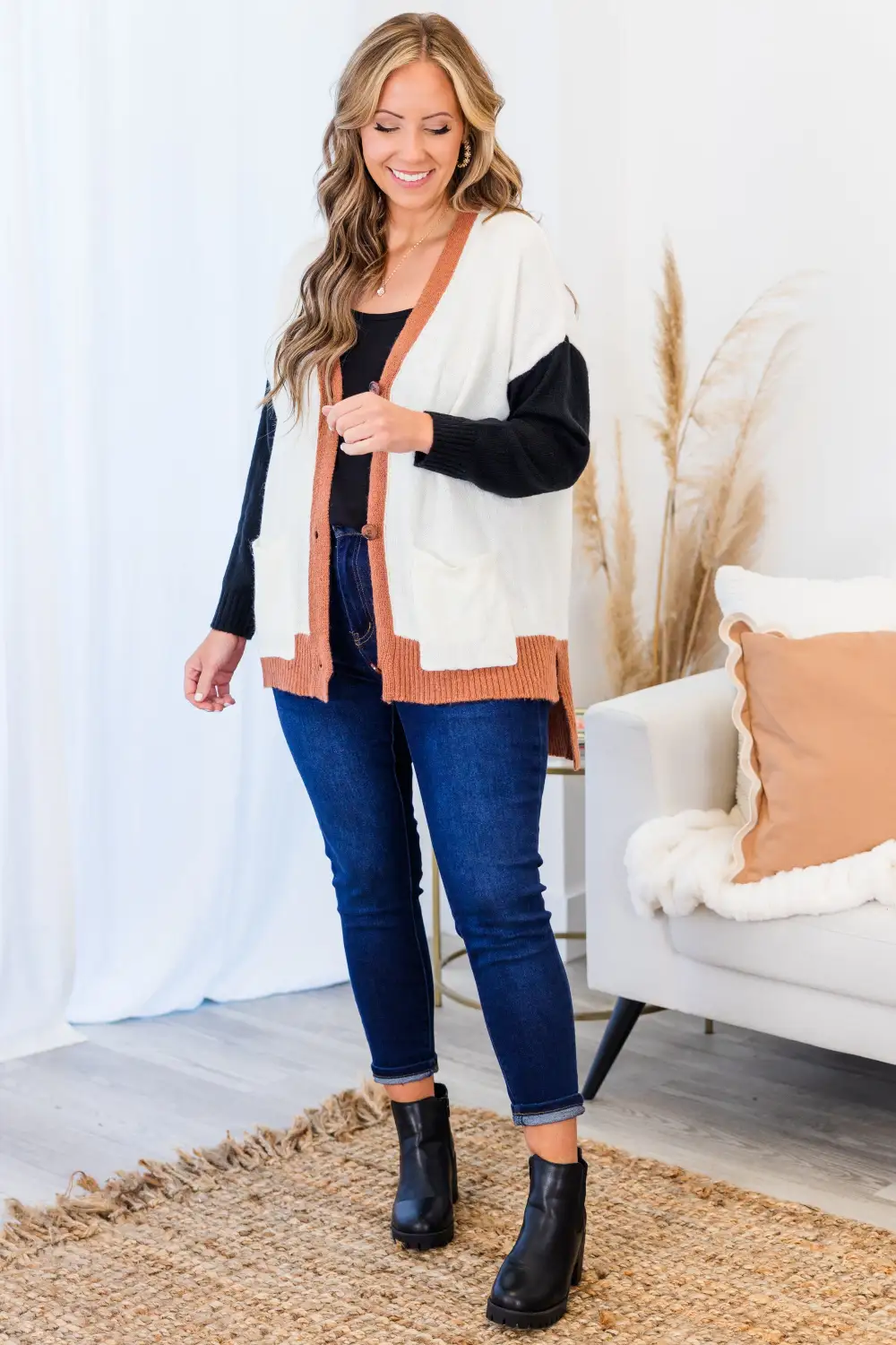 You're The One For Me Cardigan, White