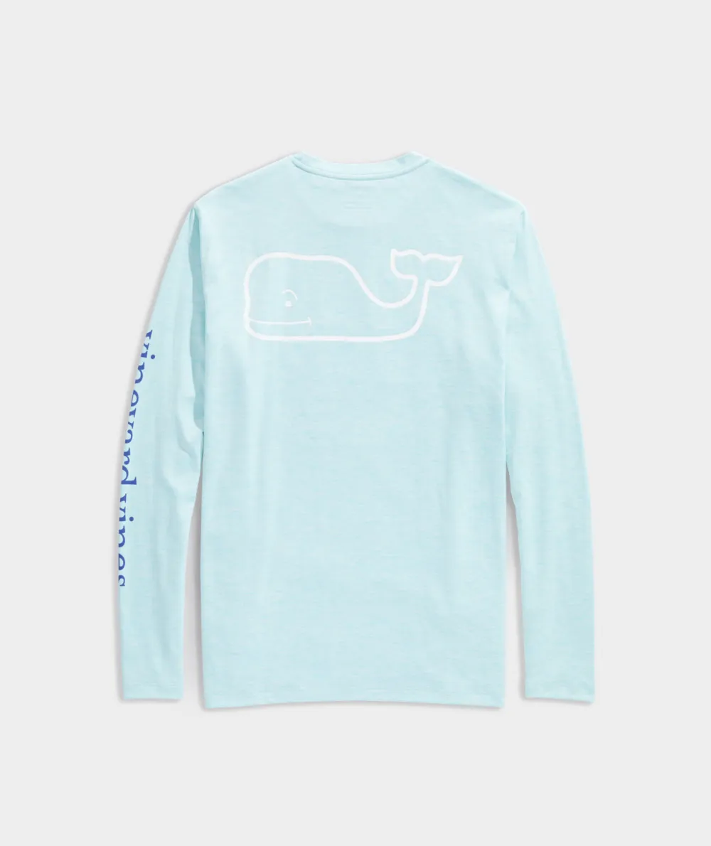 Whale Logo Long-Sleeve Harbor Performance Tee