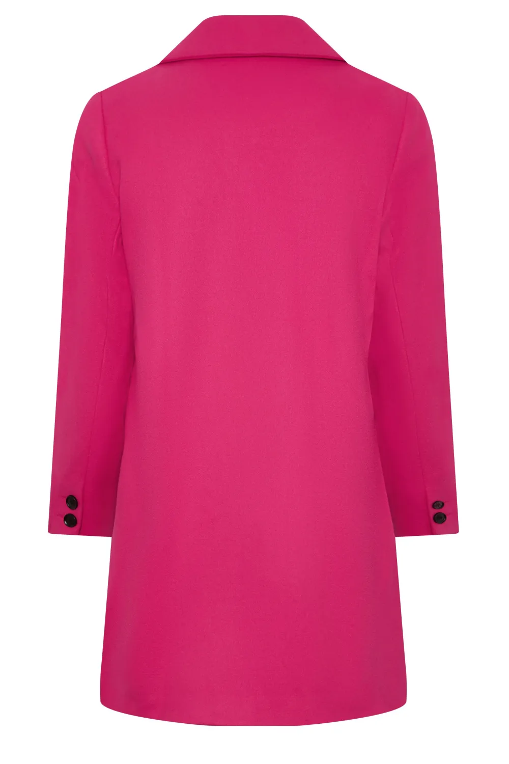 YOURS Curve Pink Midi Formal Coat