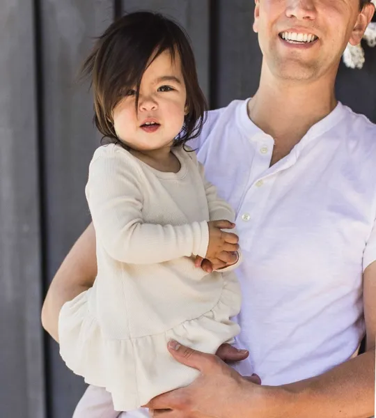 Organic Cotton Ribbed Top and Pants Set