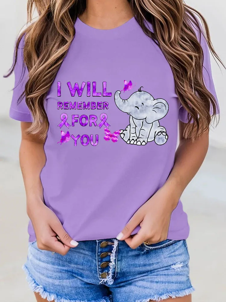 Women'S I Will Remember For You Round-Neck T-Shirt