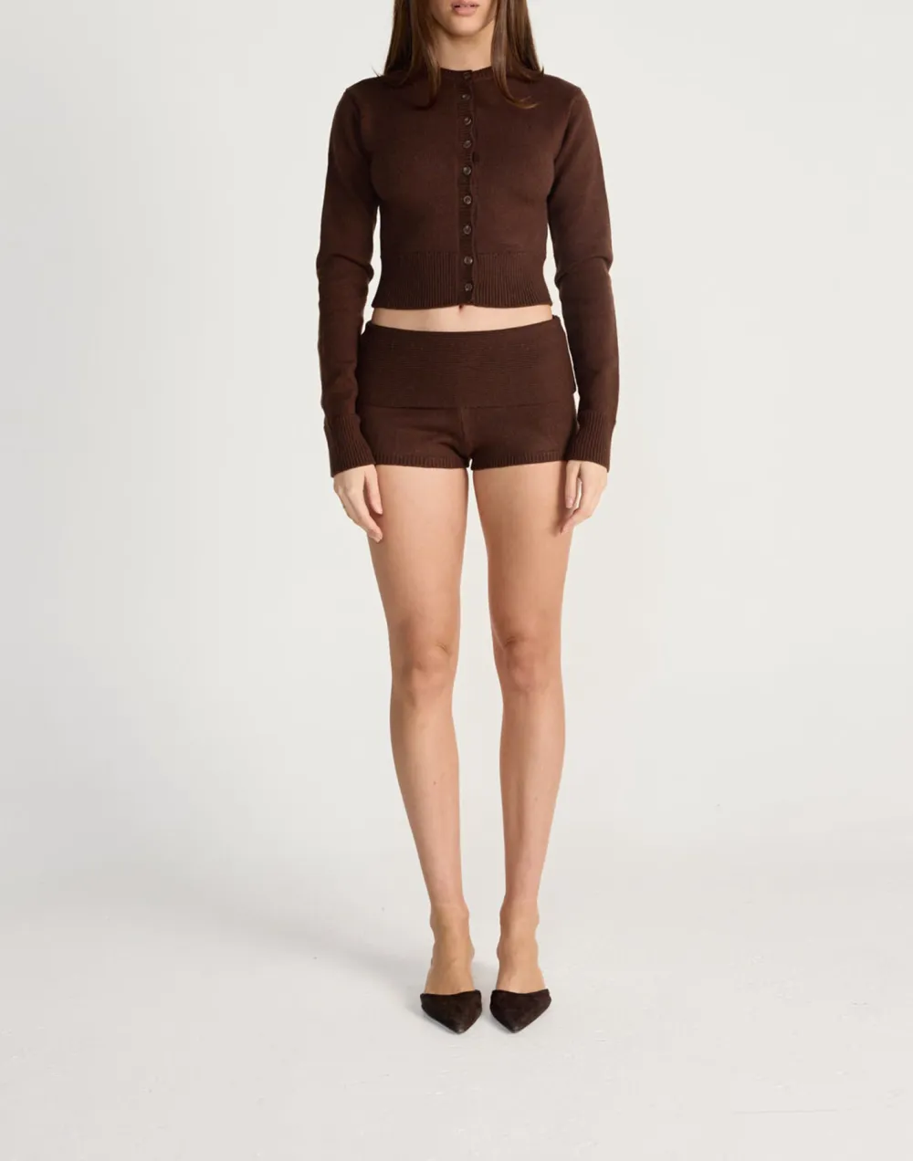 Basic Slim Low Waist Home Shorts