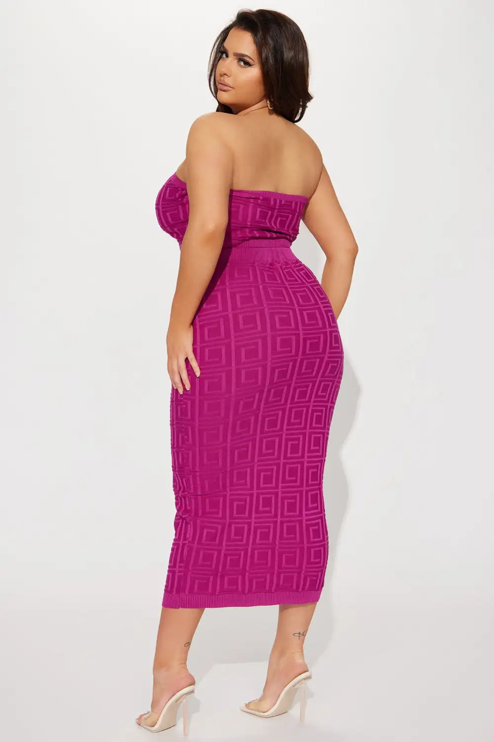 Jocelyn Skirt Set - Magenta