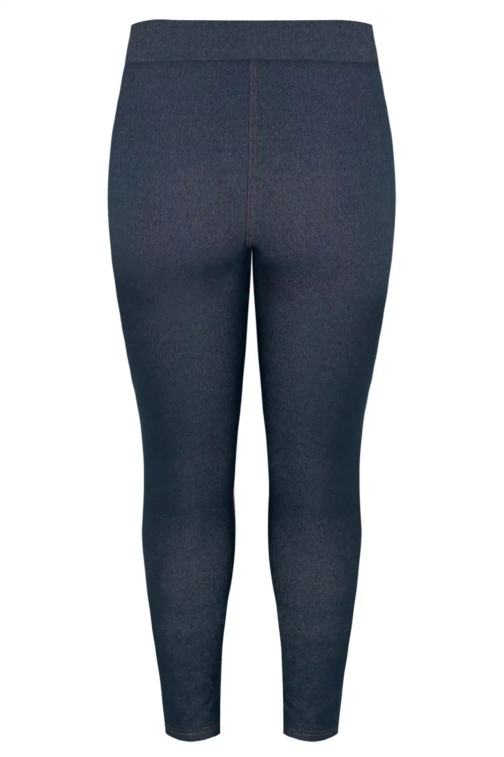 YOURS FOR GOOD Curve Mid Blue Jersey Stretch Jeggings