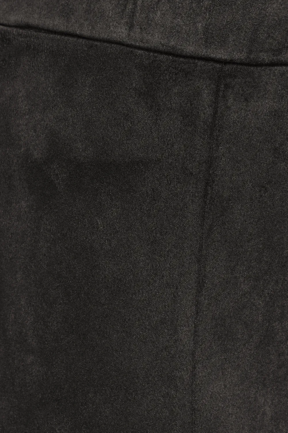 YOURS Curve Charcoal Grey Stretch Soft Touch Faux Suede High Waisted Leggings