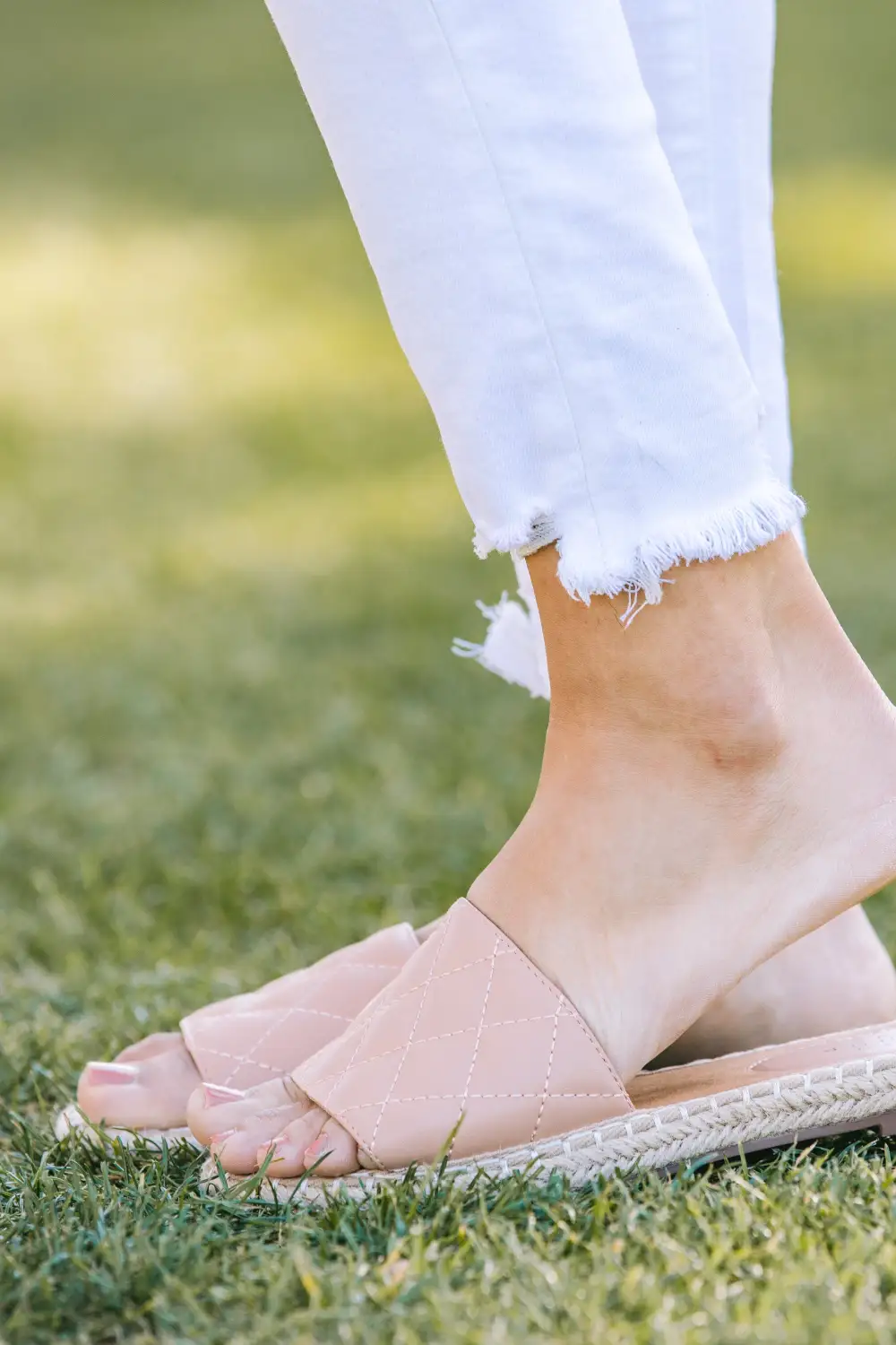 See Ya Later Nude Brown Slide Sandals