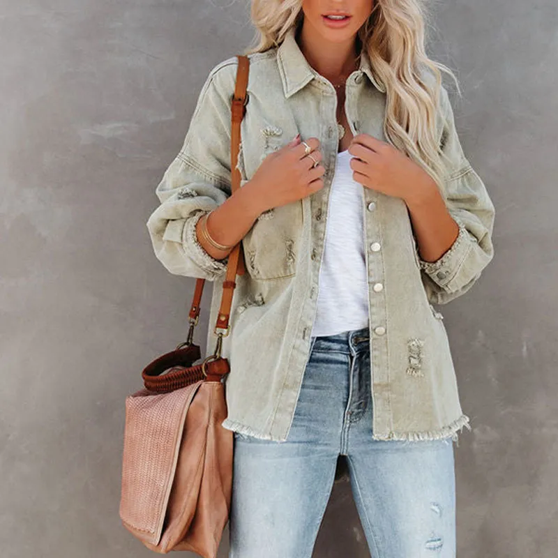 Long Sleeves Denim Jacket