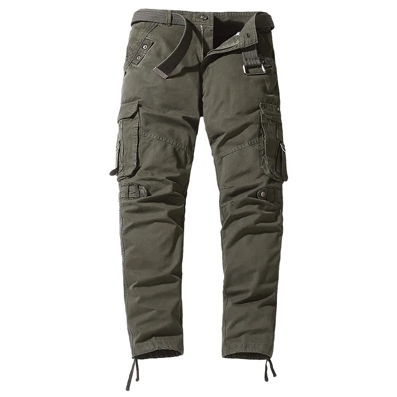 Men's Outdoor Multi-pocket Cotton Cargo Pants