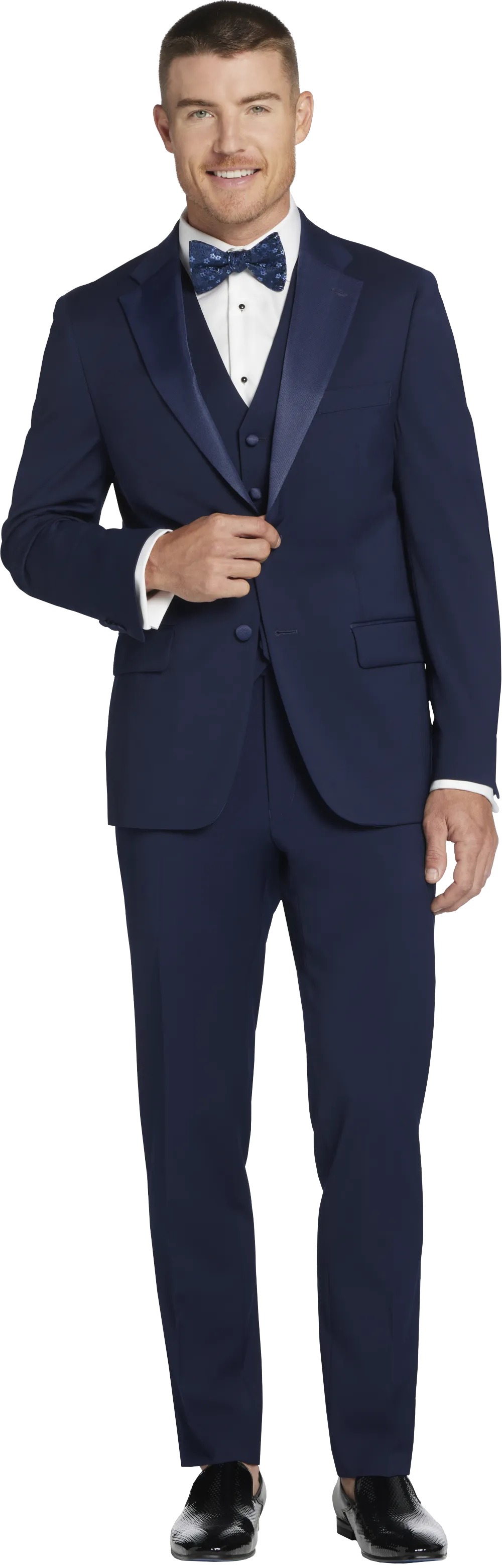 Tommy Hilfiger Modern Fit Wool Blend Tuxedo Jacket