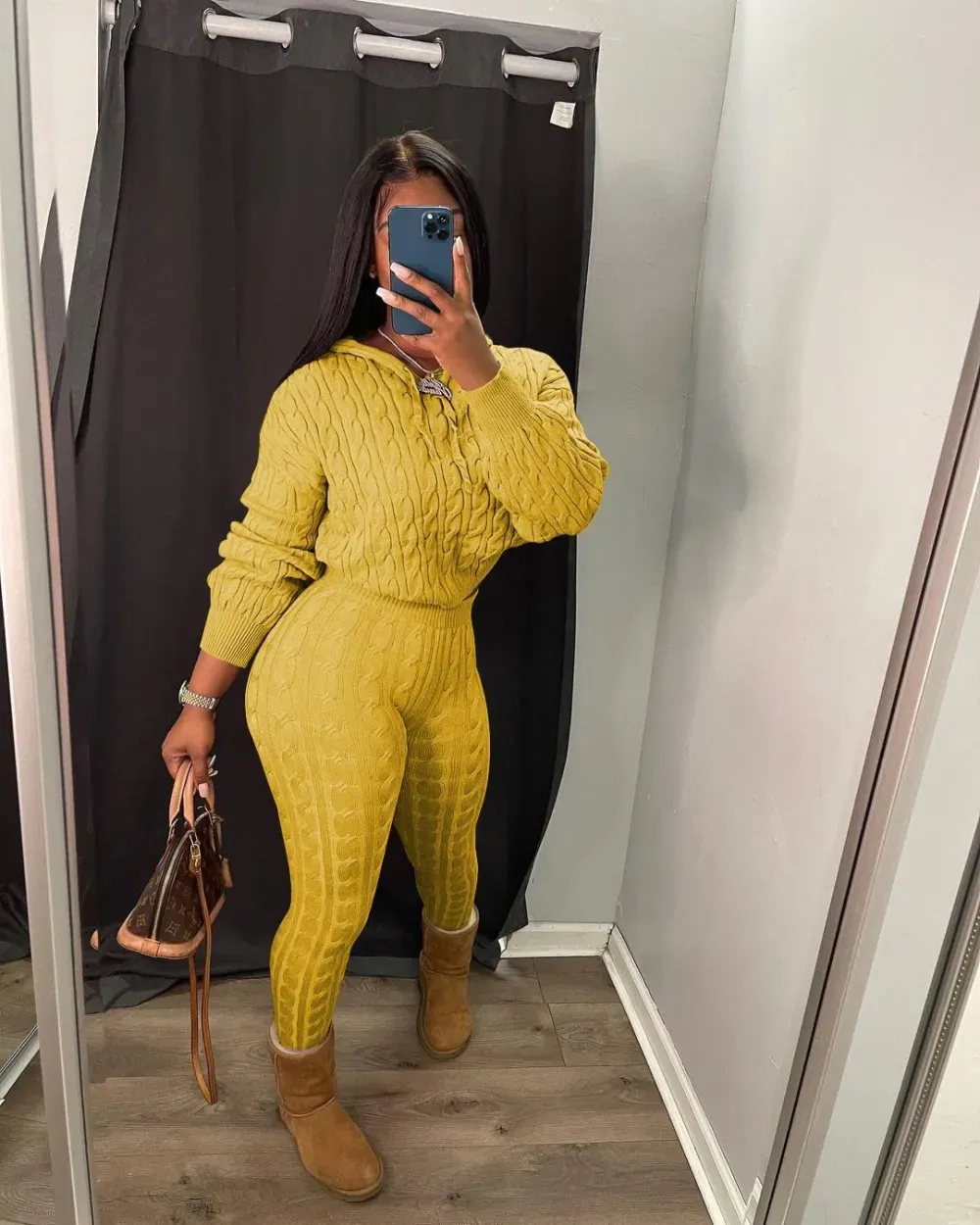 Knit Two Piece Outfits For Women Sweater Sets