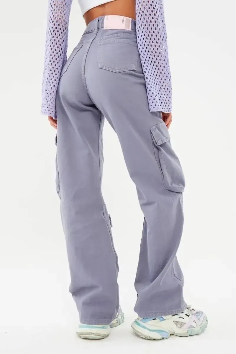 Cargo High Rise Flare Jeans