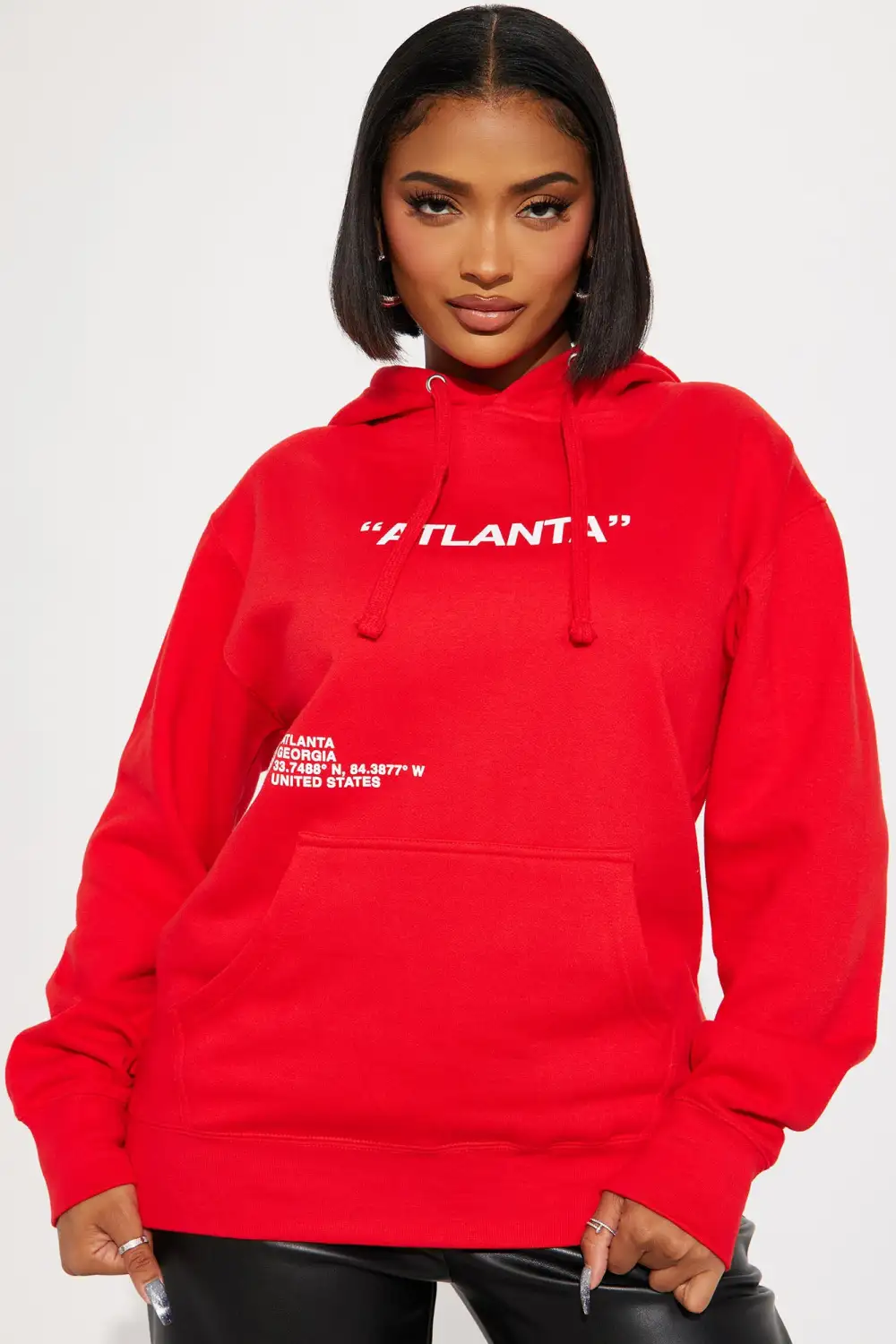 Destination Atlanta Hoodie - Red