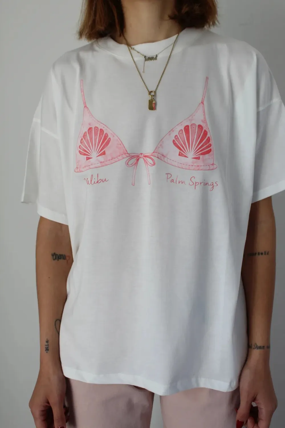 Fluid Graphic Crewneck Cotton Tee Finish