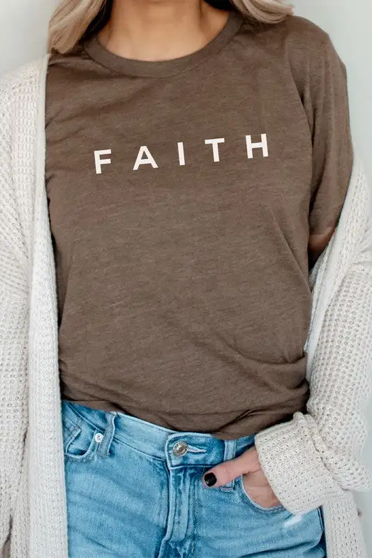 Layered Look Soft Graphic Crew Tee
