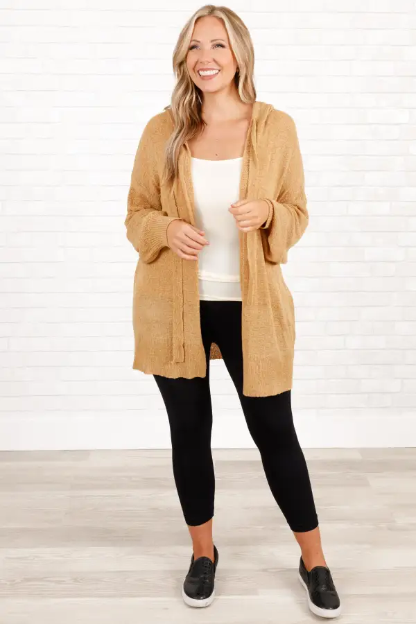 Chill With Me Cardigan, Taupe