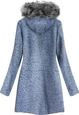 Short blue ladies jacket