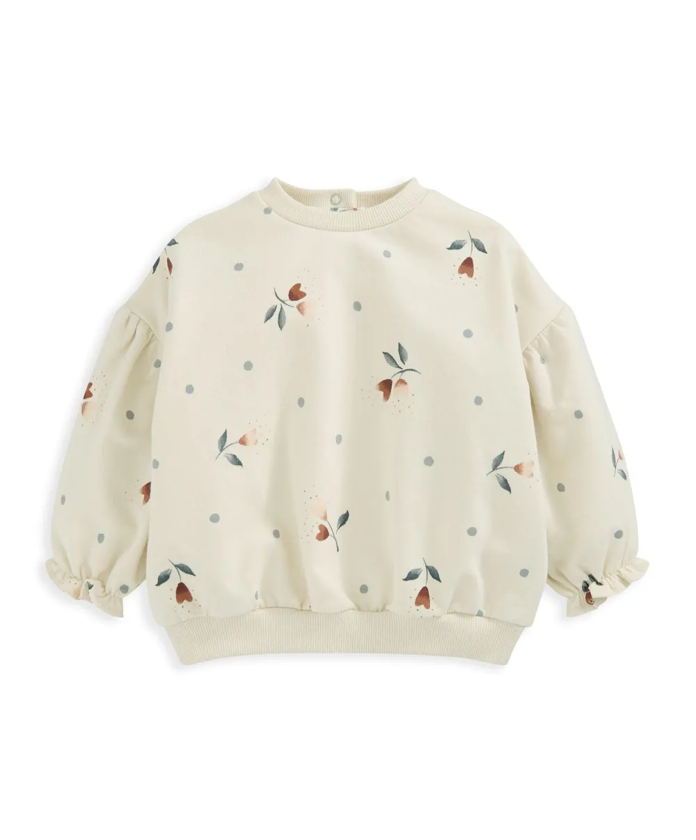 Floral Heart Sweatshirt