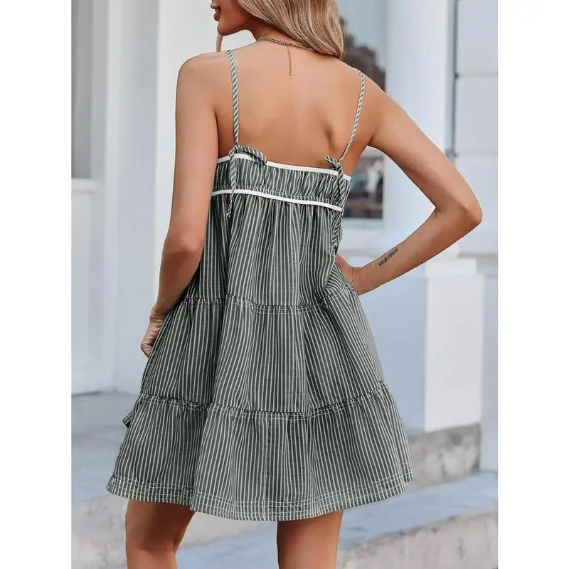 Women's Striped Mini Dress