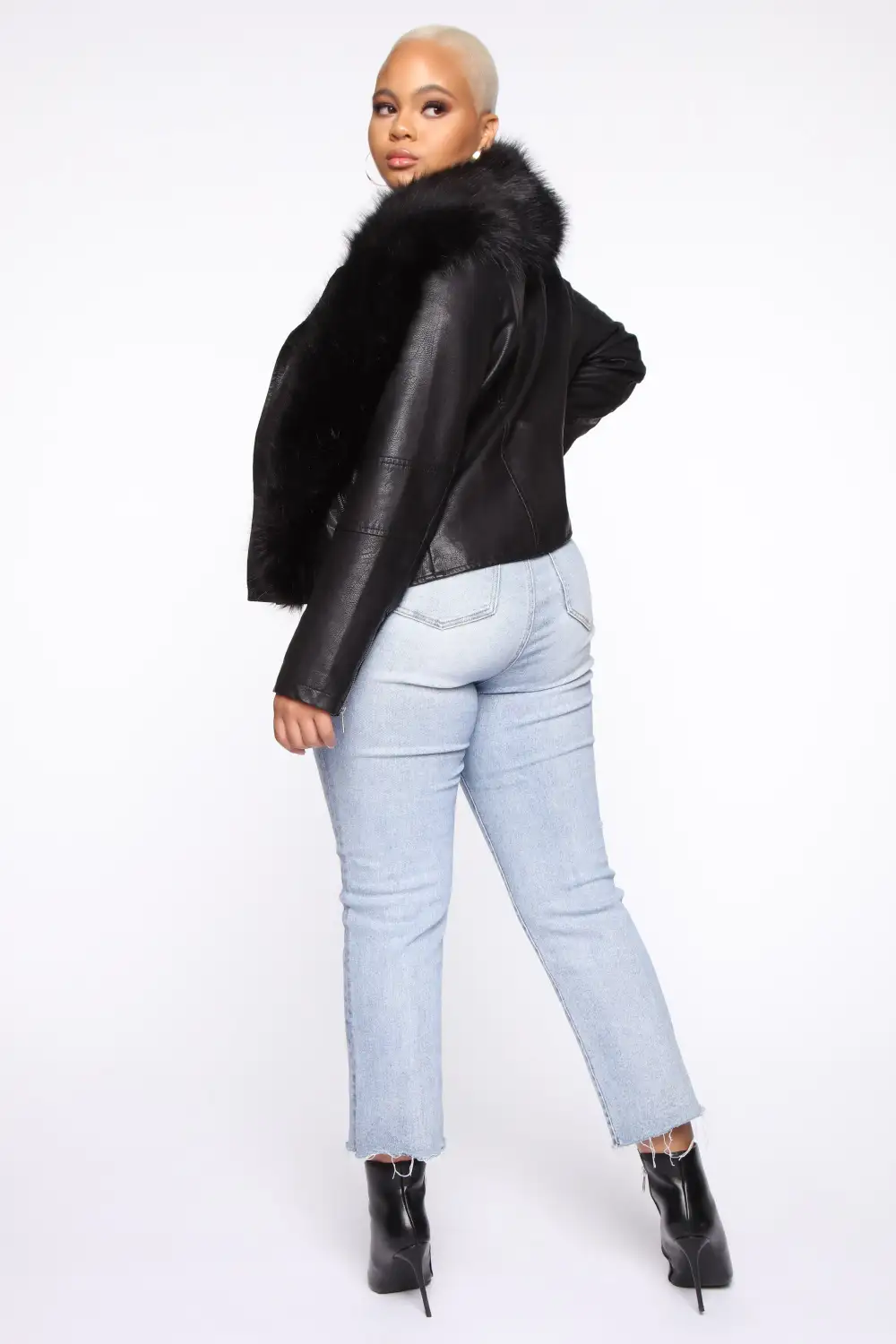 High Maintenance Faux Leather Jacket - Black