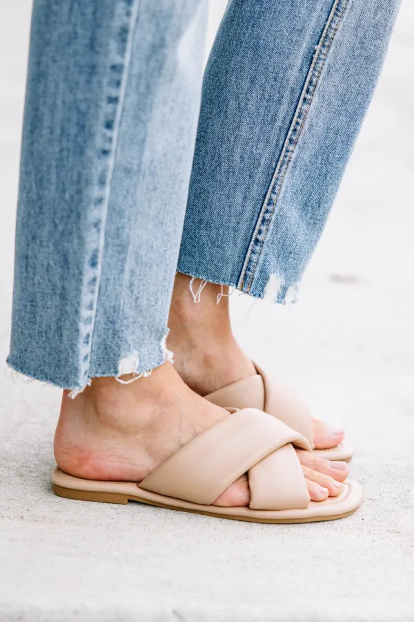 Ready For The Day Tan Brown Sandals