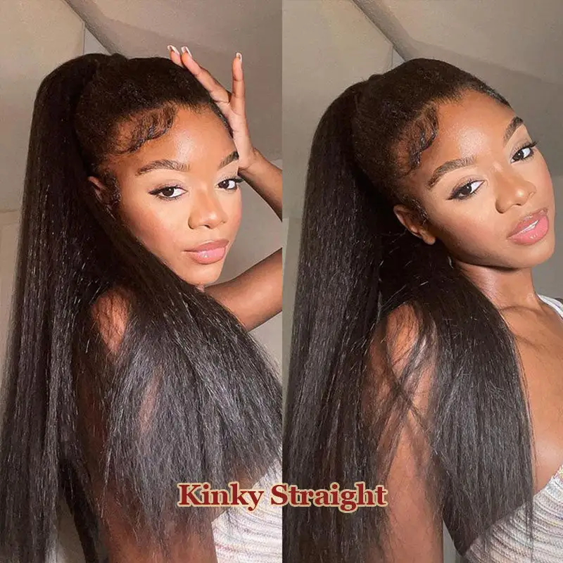 Invisi-Strap Full Lace Wig | Snug Fit 180% Density Kinky Straight 100% Virgin Human Hair