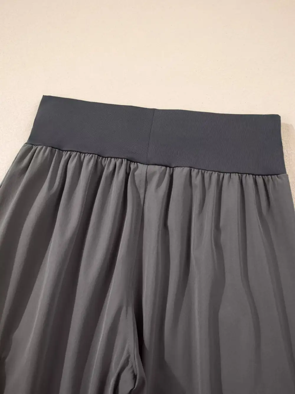 Elastic High Waist Pocketed Cargo Jogger Pants