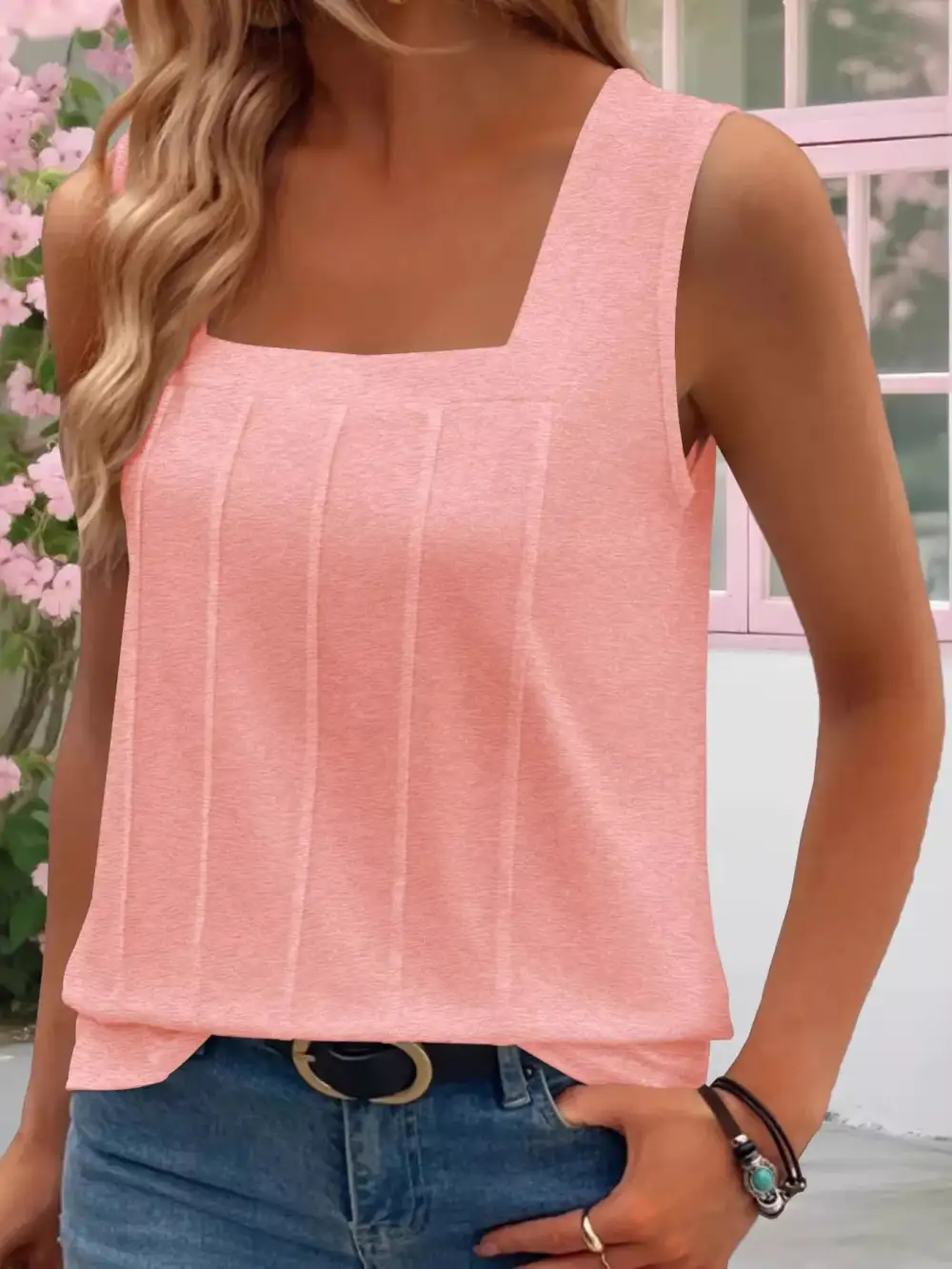 Square Neck Tank Top