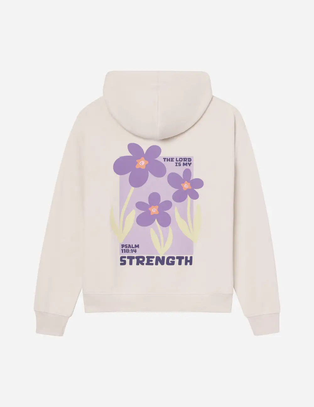 My Strength Floral Unisex Hoodie
