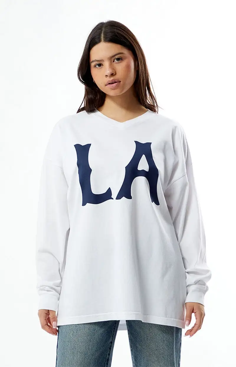 PS / LA LA Long Sleeve Oversized T-Shirt