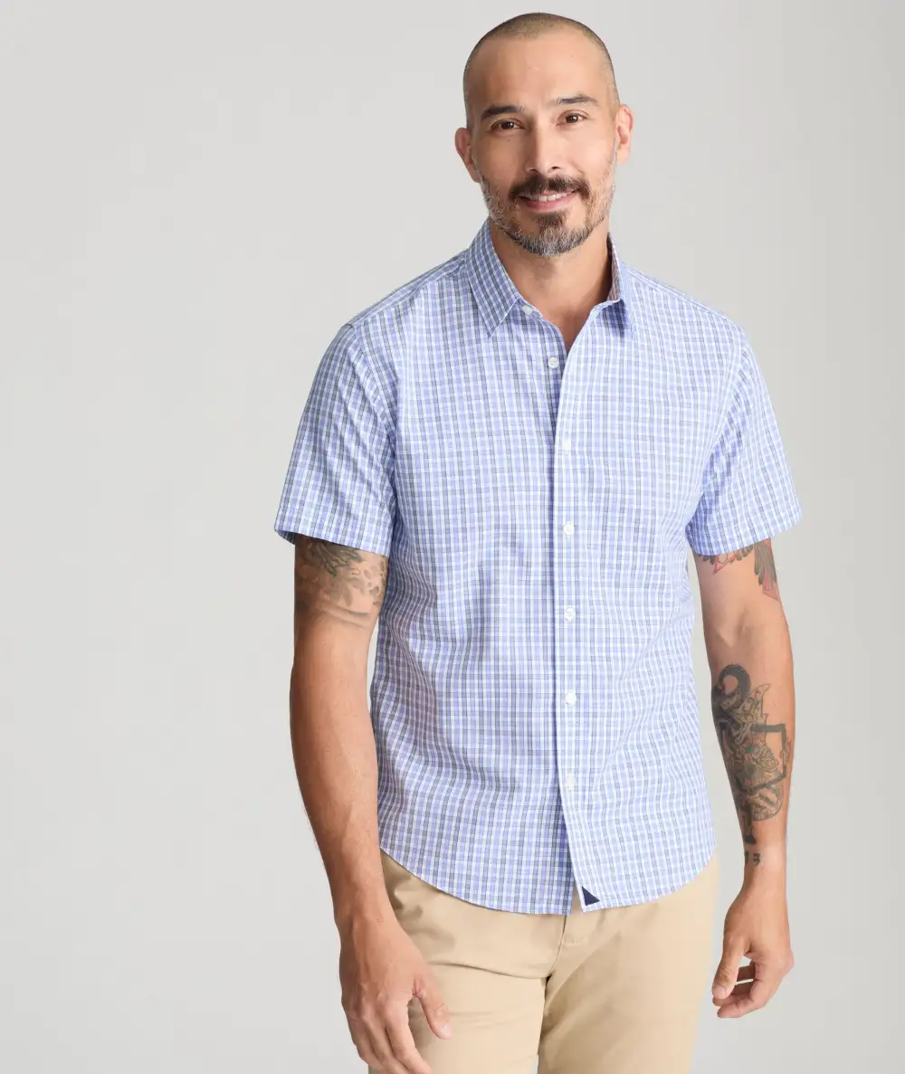 Wrinkle-Free Short-Sleeve Dante Shirt
