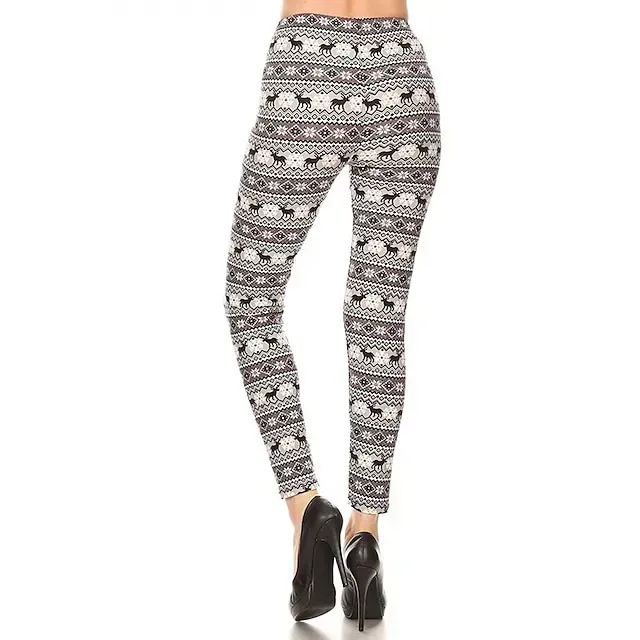 Santa Claus Leggings Jogger Pants Women's Christmas Christmas Christmas Eve Adults' Christmas New Year Eve Polyester Lycra Spandex Pants