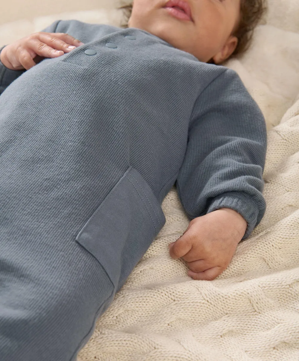 Pocket Romper - Blue