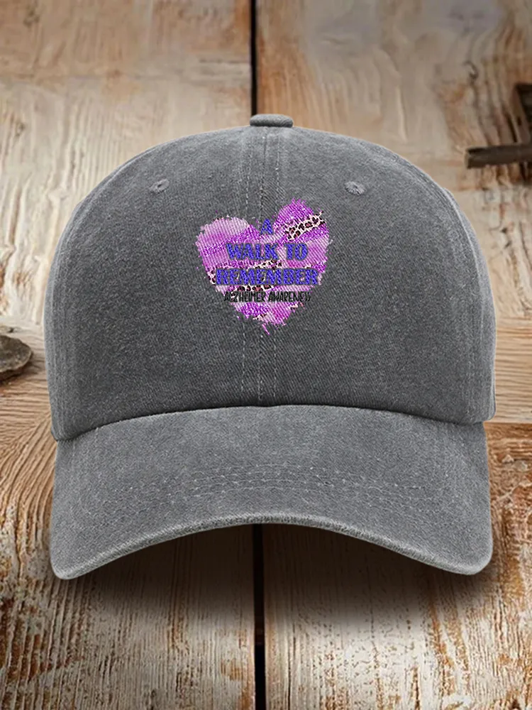A Walk To Remember Alzheimer'S Awareness Baseball Cap