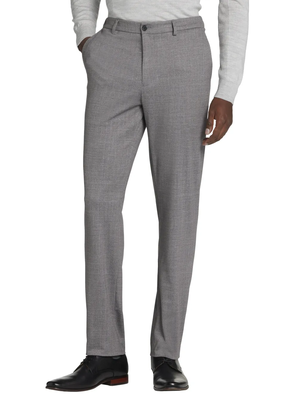 JOE Joseph Abboud Slim Fit Sharkskin Suit Pants