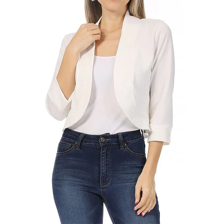 New women's tops Solid color jackets Small suits