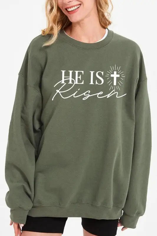Easy Wear Soft Graphic Pullover Sweatshirt