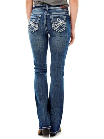Women Mid-Rise Insta Stretch Denim