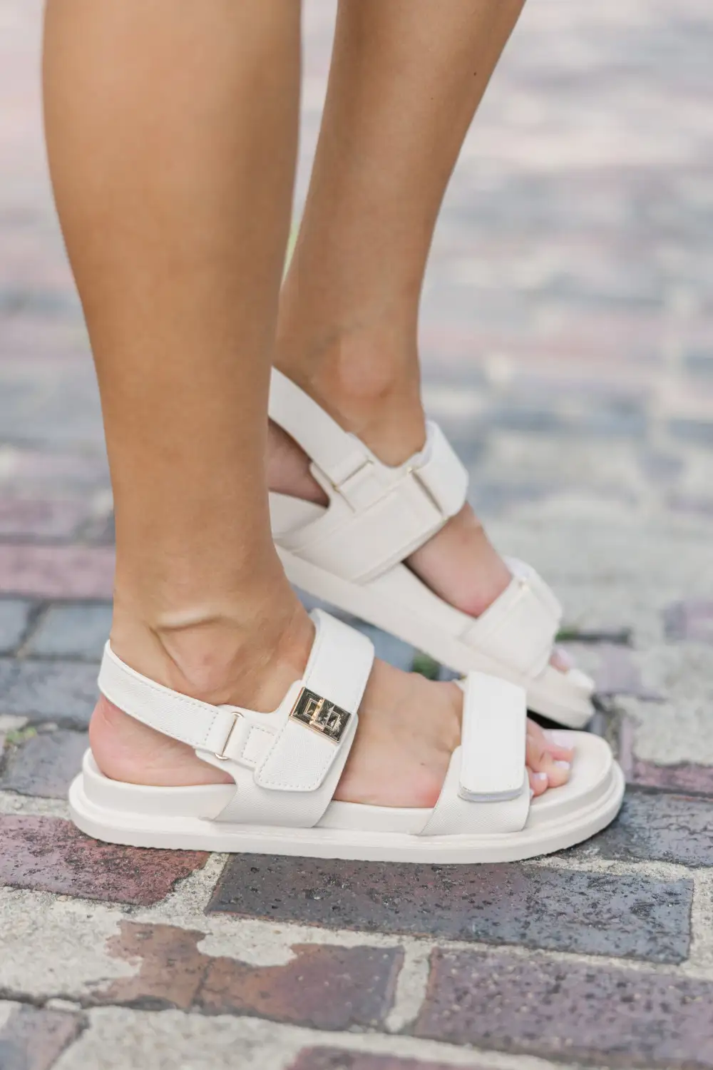 Feeling Your Best Bone White Sandals
